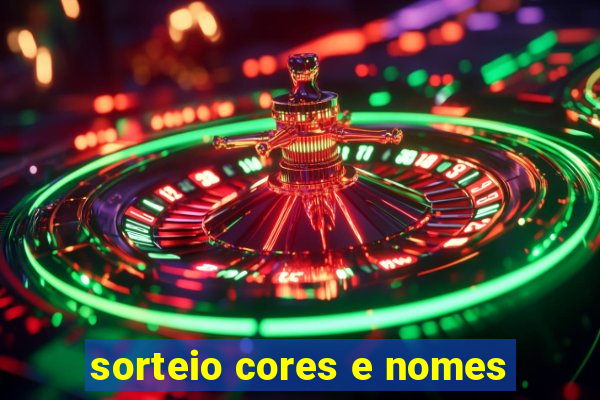 sorteio cores e nomes