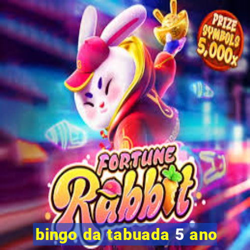 bingo da tabuada 5 ano