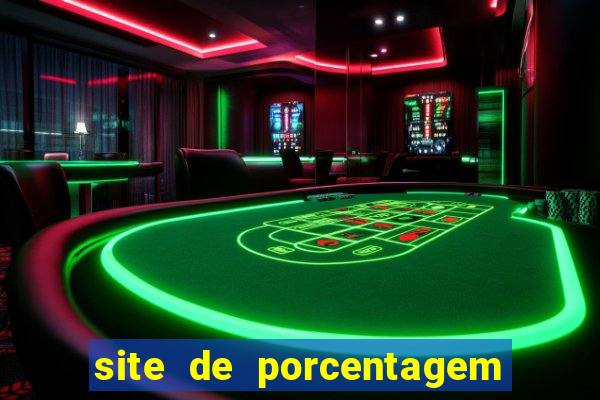 site de porcentagem de jogos slots