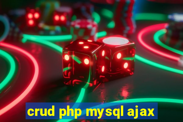 crud php mysql ajax