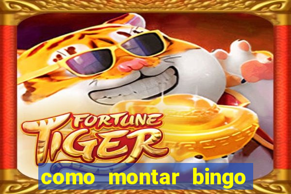 como montar bingo brinquedos toia