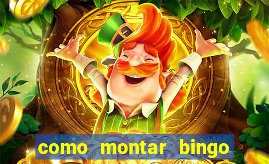 como montar bingo brinquedos toia