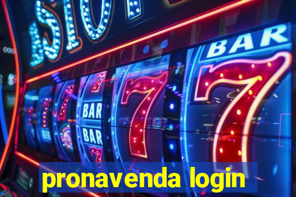 pronavenda login