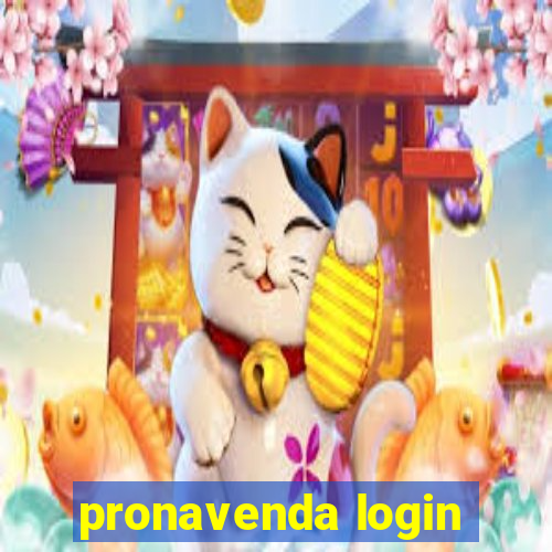 pronavenda login