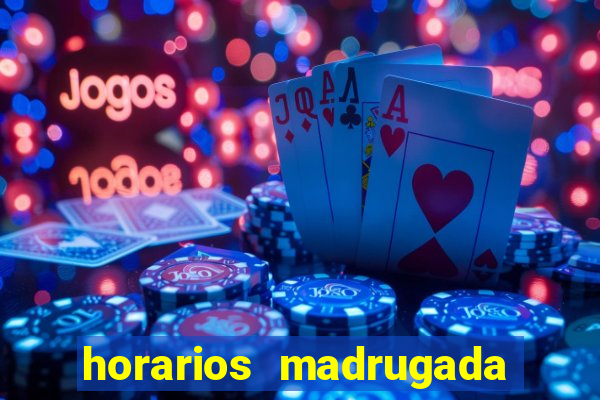 horarios madrugada fortune tiger