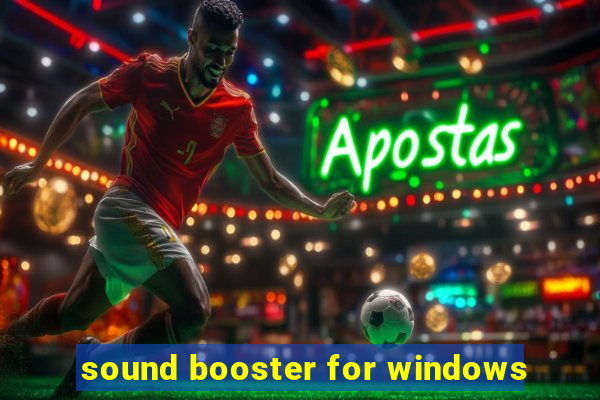 sound booster for windows