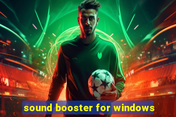 sound booster for windows