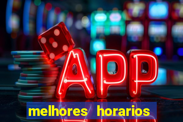 melhores horarios pagantes fortune tiger