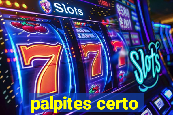 palpites certo