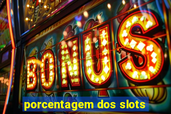 porcentagem dos slots