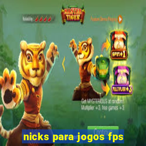 nicks para jogos fps