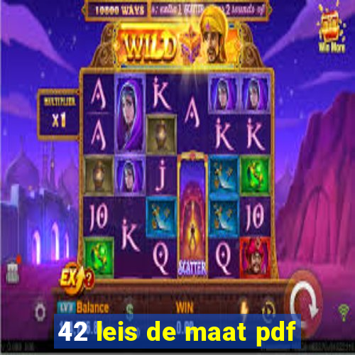 42 leis de maat pdf