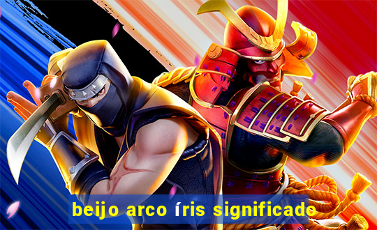 beijo arco íris significado