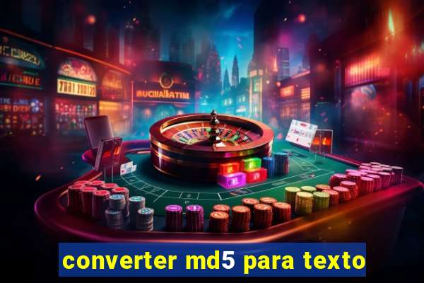 converter md5 para texto