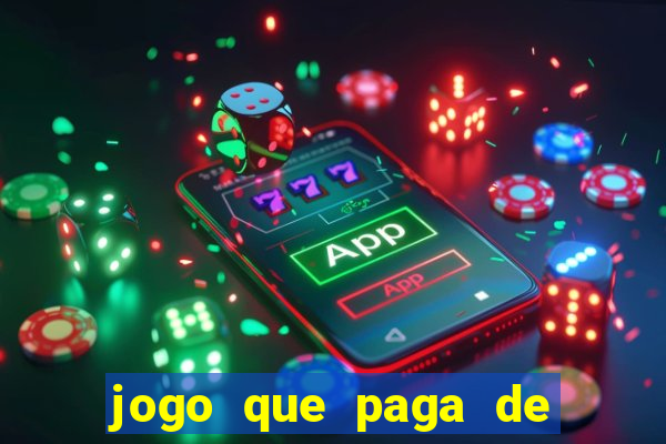 jogo que paga de verdade no pix