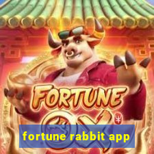 fortune rabbit app