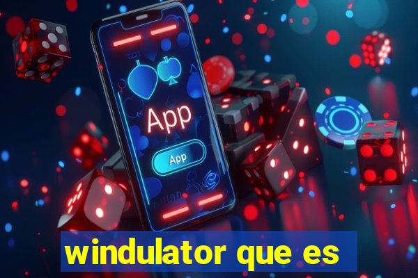 windulator que es