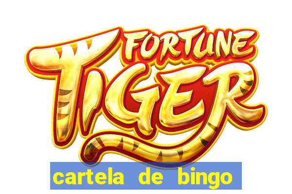 cartela de bingo cha de panela