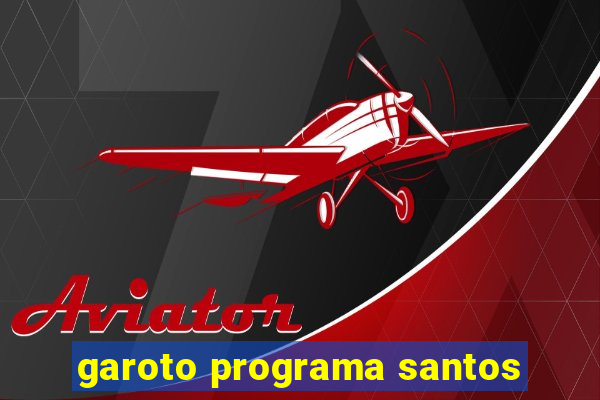 garoto programa santos