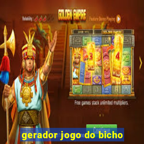 gerador jogo do bicho