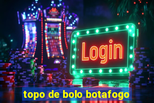 topo de bolo botafogo