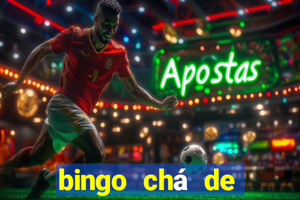 bingo chá de bebê excel