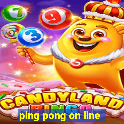 ping pong on line