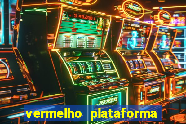 vermelho plataforma de jogos