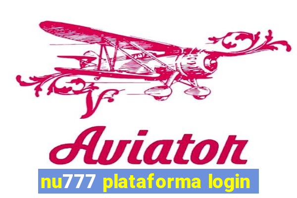 nu777 plataforma login