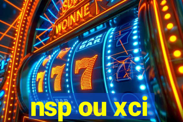 nsp ou xci