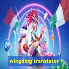 wingding translator