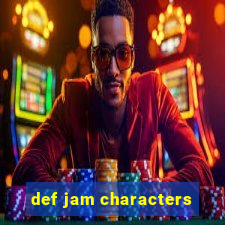 def jam characters