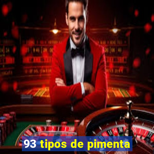 93 tipos de pimenta