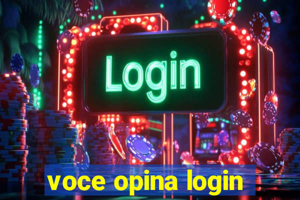 voce opina login