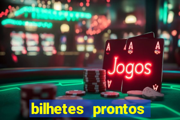 bilhetes prontos futebol hoje