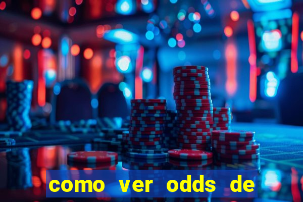 como ver odds de jogos passados