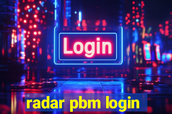 radar pbm login