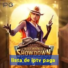 lista de iptv paga