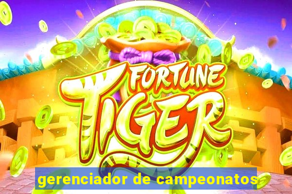 gerenciador de campeonatos