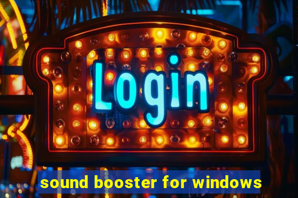 sound booster for windows