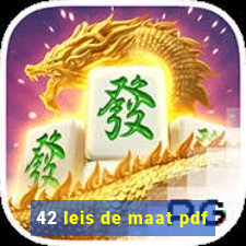 42 leis de maat pdf