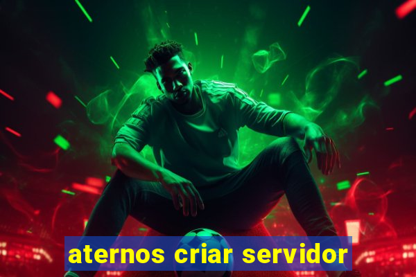 aternos criar servidor