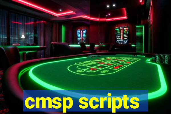 cmsp scripts