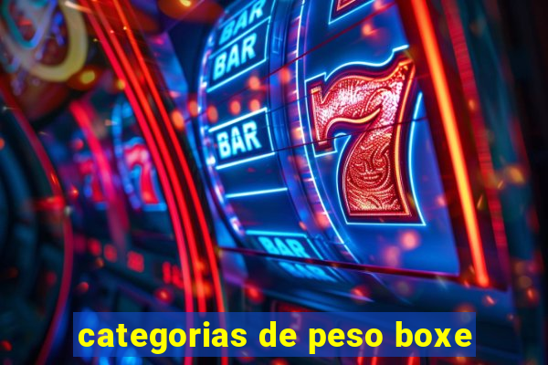 categorias de peso boxe